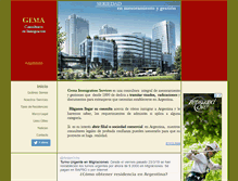 Tablet Screenshot of gema.com.ar